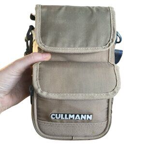 Cullmann Camera Bag Model 7570 Padded Shoulder DSLR Case Tan Gray